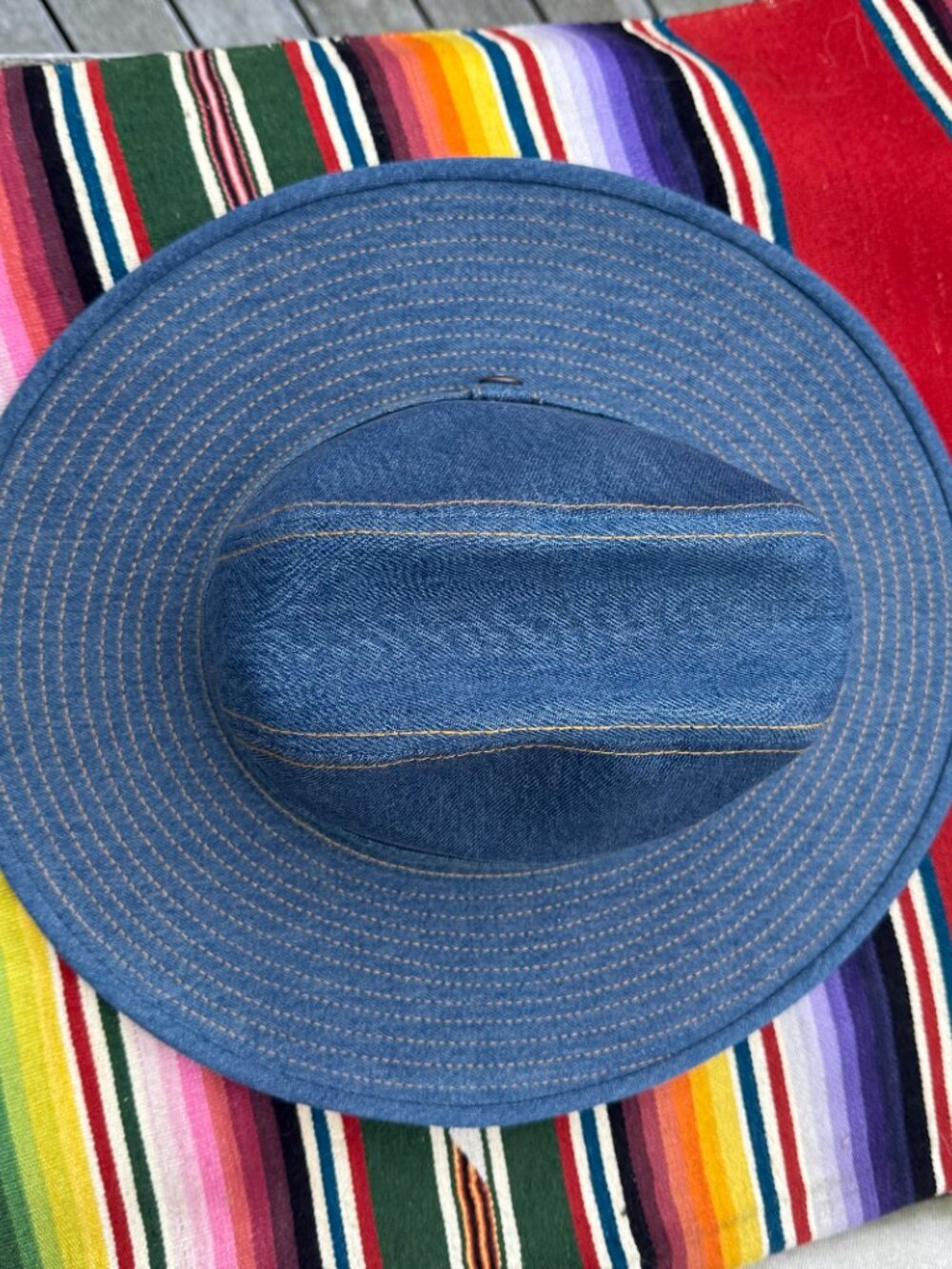 Levi's denim Rodeo Hat Size M - Picture 8 of 11
